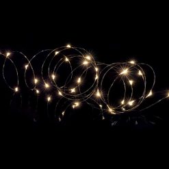 Promo ???? Premier 50 Warm White Multi Action LED Pin Wire Battery Powered MicroBrights ????