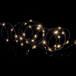 Promo 💯 Premier 50 Warm White Multi Action LED Pin Wire Battery Powered MicroBrights 😀