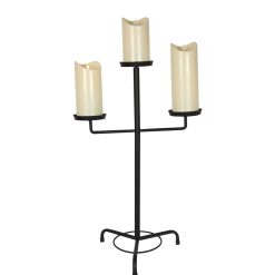 Cheapest ???? Festive Decorations 3 Tier Metal Flicker Candle Stand ????
