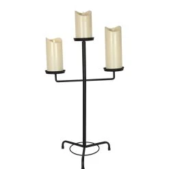 Cheapest 😉 Festive Decorations 3 Tier Metal Flicker Candle Stand 👏