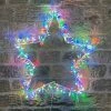 Cheap 🛒 Premier 60cm White Star Cluster Silhouette With Multi Coloured LEDs ✔️