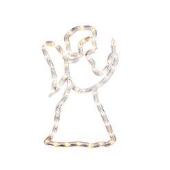Deals ✨ Konstsmide Angel Window Silhouette Lit With 50 Warm White LEDs ???? -UK Christmas World shop 2173 010i10