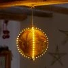Hot Sale 🔥 Three Kings Hanging Gold Meteor Shower Digital LED Lit Bauble 😍
