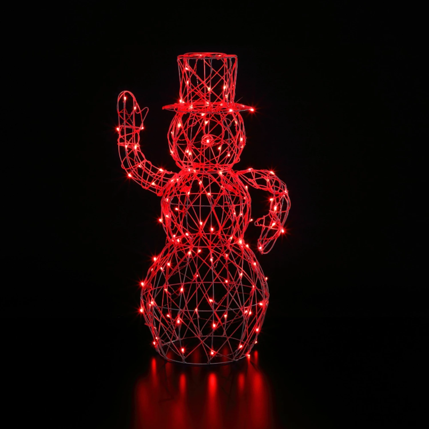 New π― Noma 1m White Rattan Dickensian Snowman With 120 Colour Changeable With 120 LED's π 5 New π― Noma 1m White Rattan Dickensian Snowman With 120 Colour Changeable With 120 LED's π - Image 5