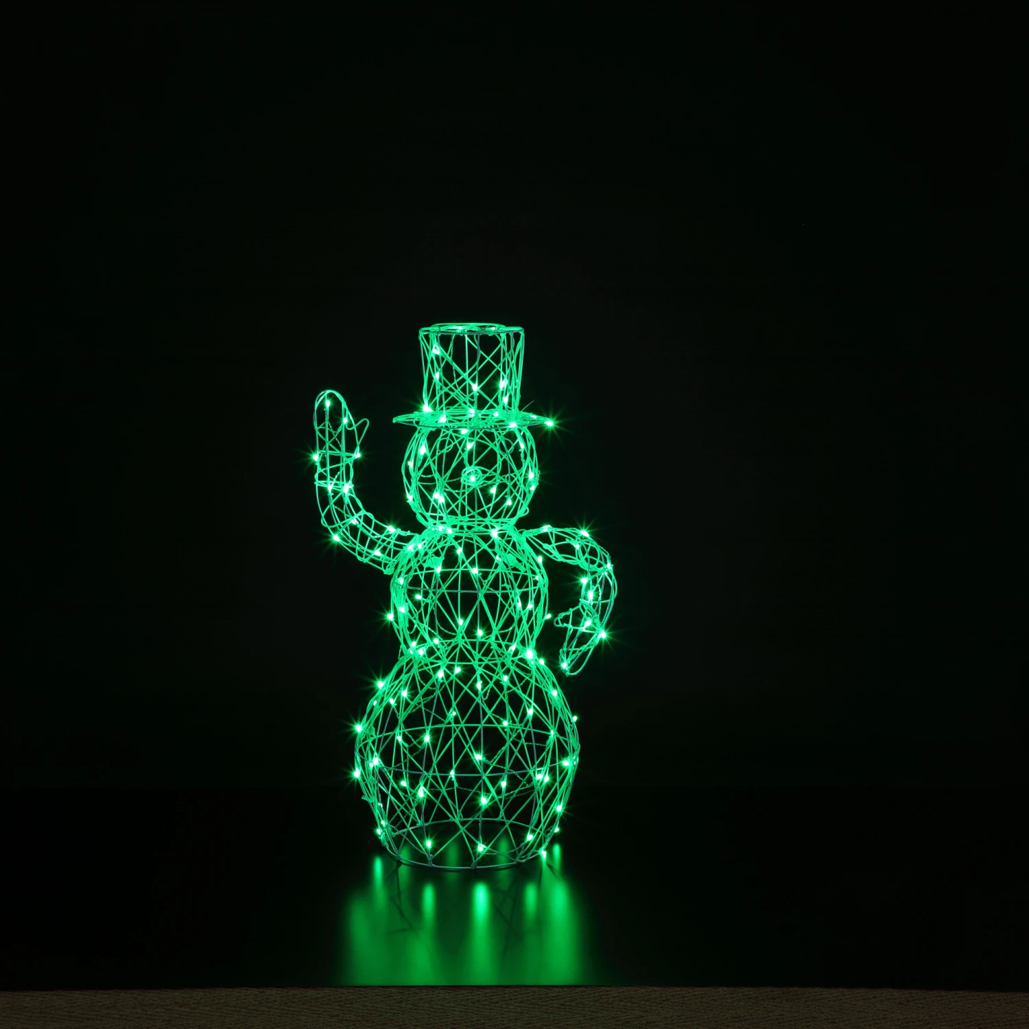 New π― Noma 1m White Rattan Dickensian Snowman With 120 Colour Changeable With 120 LED's π 4 New π― Noma 1m White Rattan Dickensian Snowman With 120 Colour Changeable With 120 LED's π - Image 4