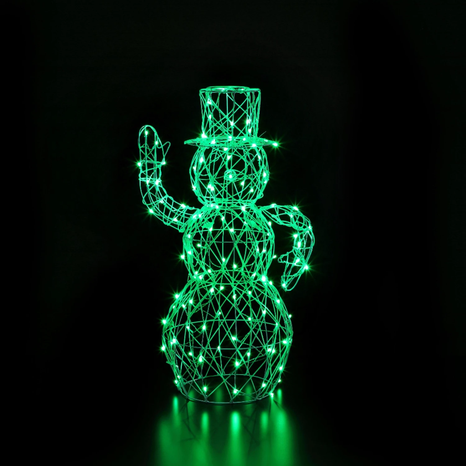 New π― Noma 1m White Rattan Dickensian Snowman With 120 Colour Changeable With 120 LED's π 6 New π― Noma 1m White Rattan Dickensian Snowman With 120 Colour Changeable With 120 LED's π - Image 6