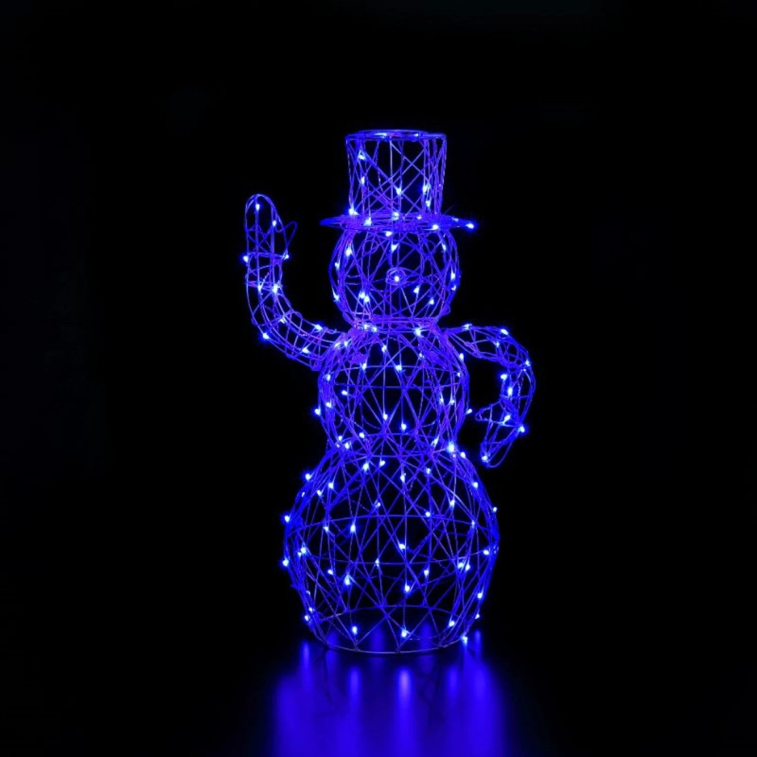 New π― Noma 1m White Rattan Dickensian Snowman With 120 Colour Changeable With 120 LED's π 8 New π― Noma 1m White Rattan Dickensian Snowman With 120 Colour Changeable With 120 LED's π - Image 8