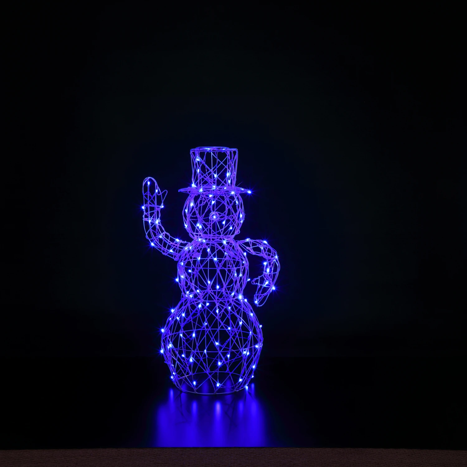 New π― Noma 1m White Rattan Dickensian Snowman With 120 Colour Changeable With 120 LED's π 7 New π― Noma 1m White Rattan Dickensian Snowman With 120 Colour Changeable With 120 LED's π - Image 7