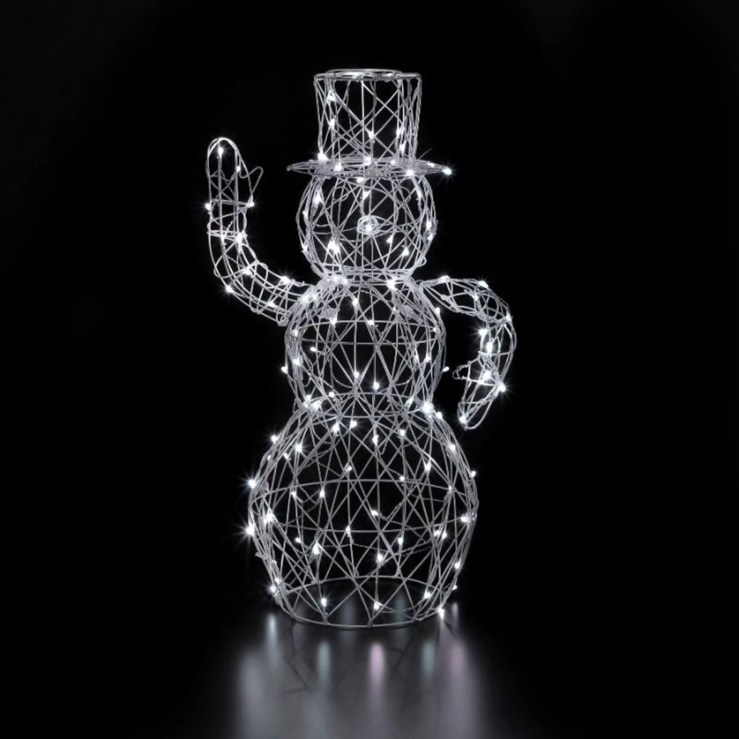 New π― Noma 1m White Rattan Dickensian Snowman With 120 Colour Changeable With 120 LED's π 9 New π― Noma 1m White Rattan Dickensian Snowman With 120 Colour Changeable With 120 LED's π - Image 9