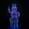 New 💯 Noma 1m White Rattan Dickensian Snowman With 120 Colour Changeable With 120 LED's 👏