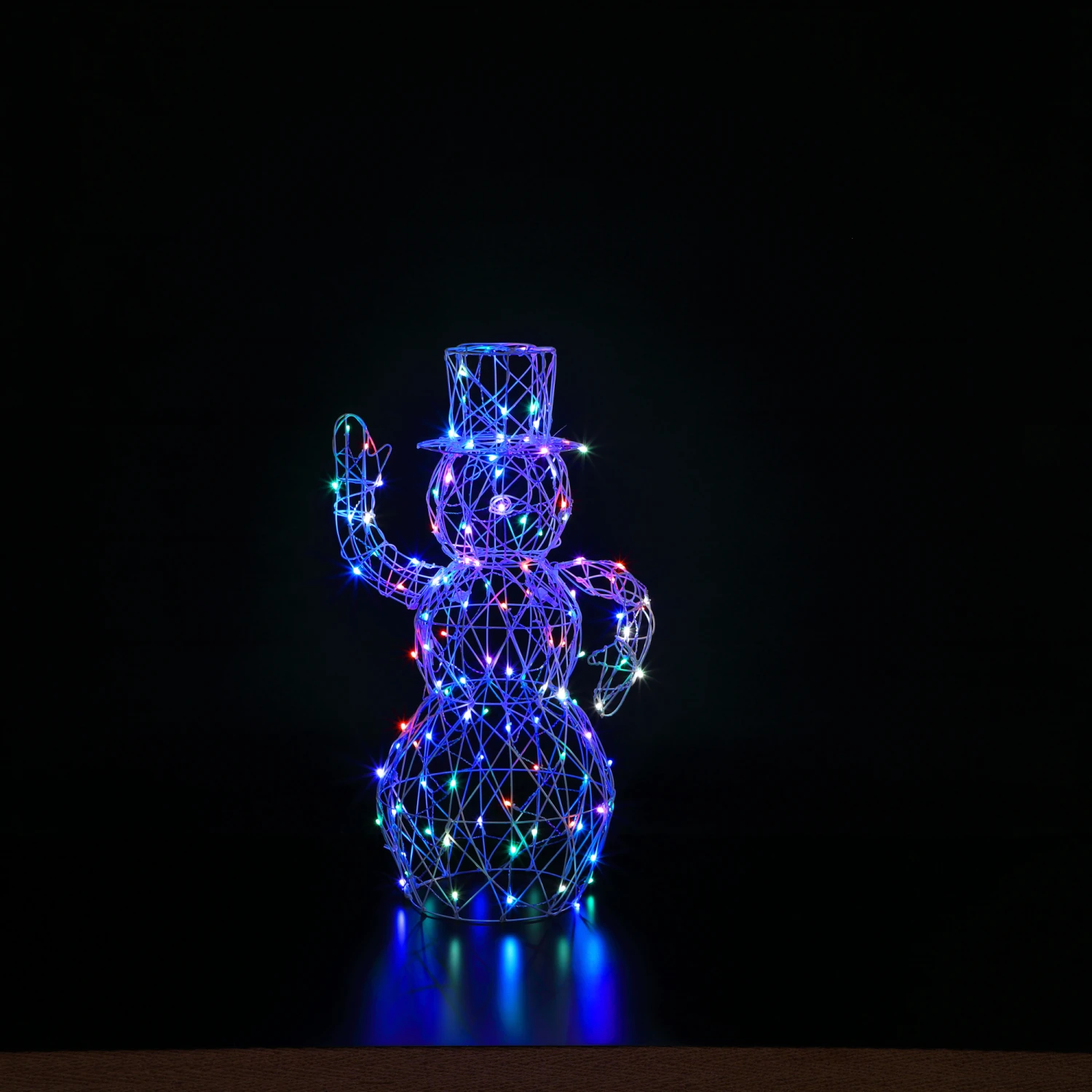 New π― Noma 1m White Rattan Dickensian Snowman With 120 Colour Changeable With 120 LED's π 12 New π― Noma 1m White Rattan Dickensian Snowman With 120 Colour Changeable With 120 LED's π - Image 12