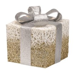 Buy ⭐ Three Kings Set Of 3 Pre Lit Gold Sparkly ???? Christmas Parcels ✔️ -UK Christmas World shop 2532016 SparklyFauxGiftBoxes Gold Cutout 4 900165