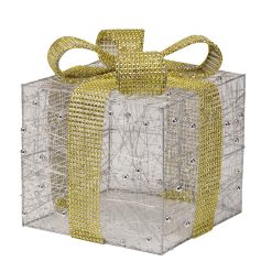 Best Pirce ???? Three Kings Set Of 3 Pre Lit Silver Glittery ???? Christmas Presents With Gold Bows ???? -UK Christmas World shop 2532025 GiltSparklyFauxGiftBoxes Silver Cutout 2 900169