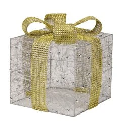 Best Pirce 🤩 Three Kings Set Of 3 Pre Lit Silver Glittery 🔔 Christmas Presents With Gold Bows 🎁 -UK Christmas World shop 2532025 GiltSparklyFauxGiftBoxes Silver Cutout 2 900169