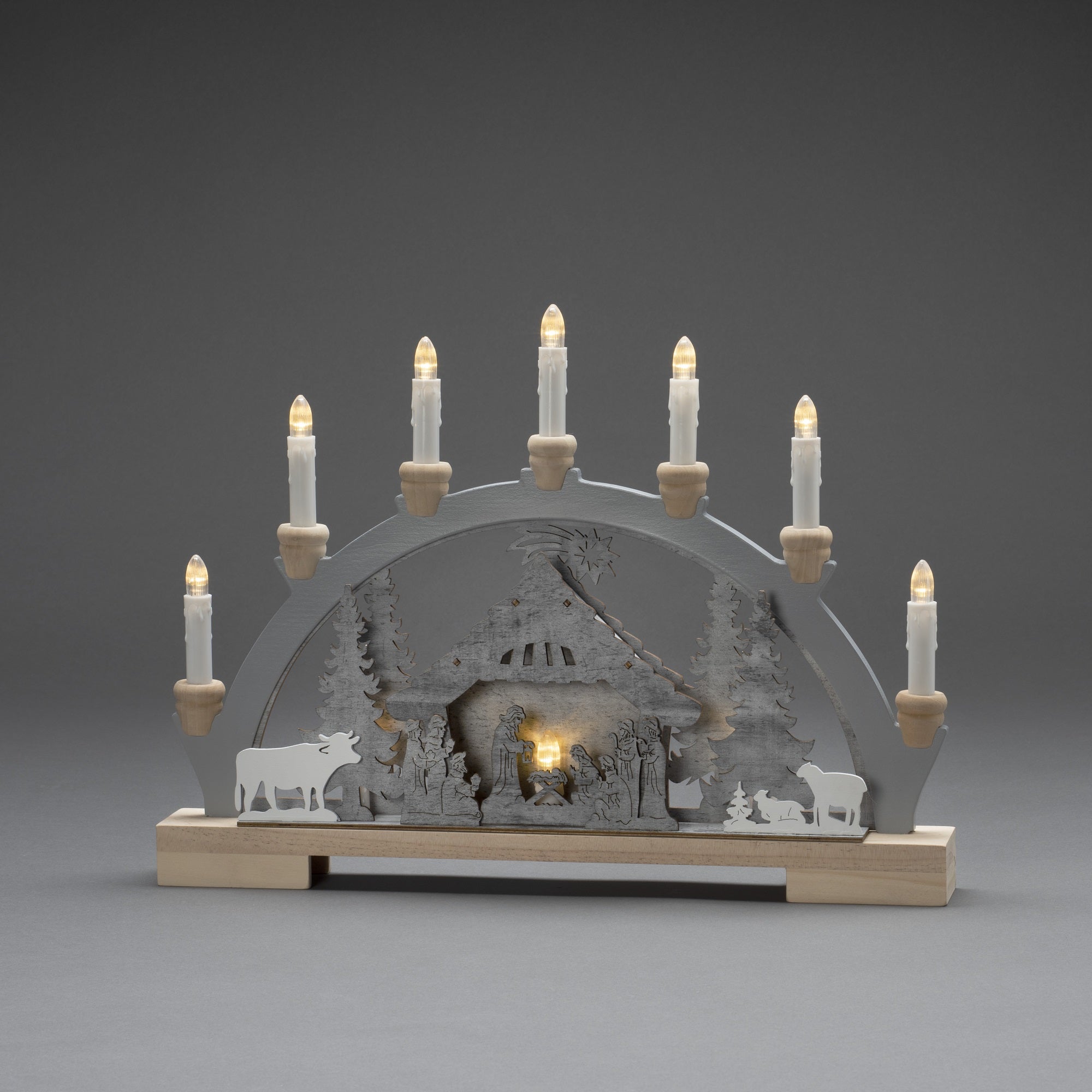 Christmas Nativity Wooden Silhouette Candle Bridge Top 10 ???? Konstsmide ???? Christmas Nativity Wooden Silhouette Candle Bridge ???? -UK Christmas World shop 3261 320.P.1.0