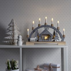 Top 10 ???? Konstsmide ???? Christmas Nativity Wooden Silhouette Candle Bridge ????