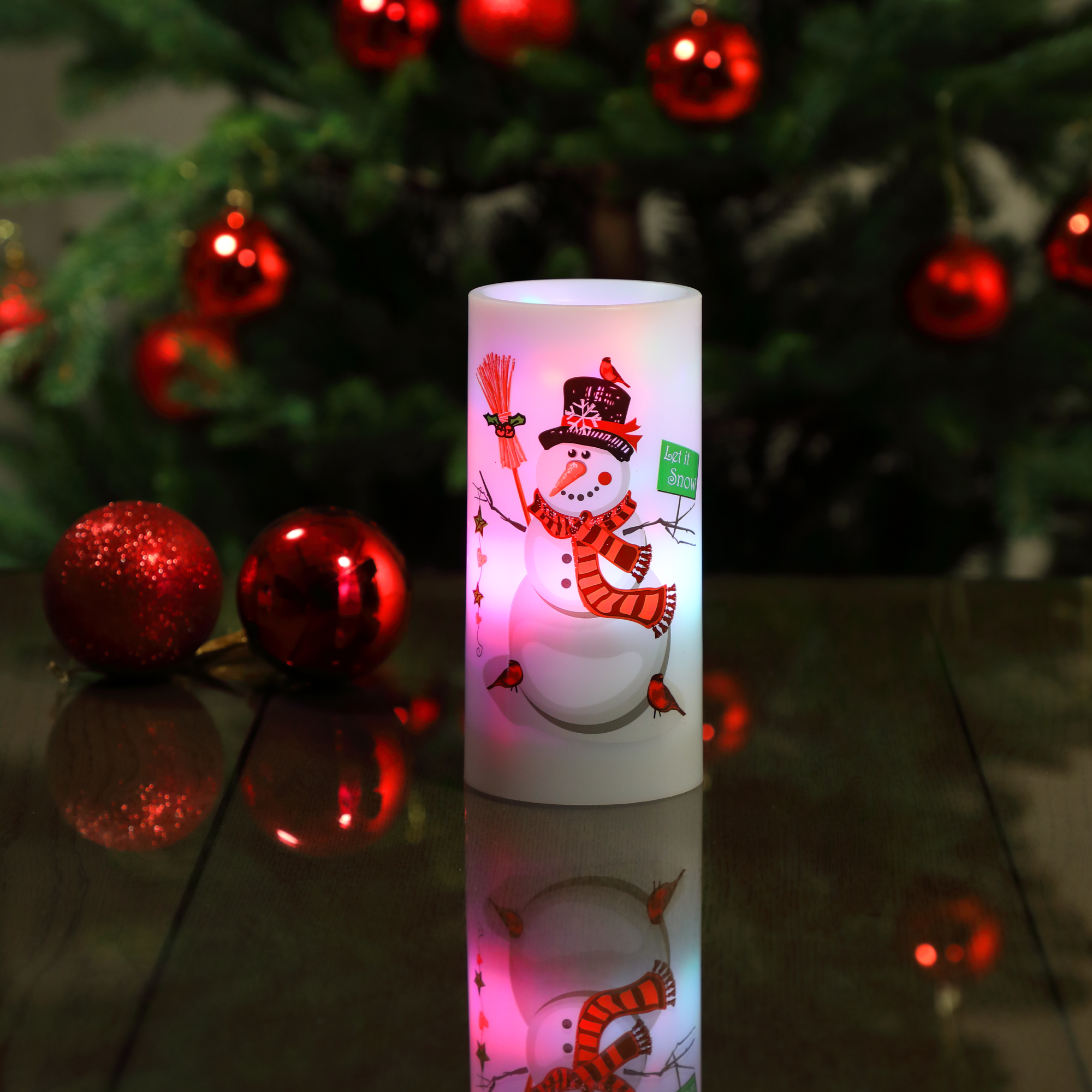 Snowman LED Candle Ceiling Projector Buy ???? Noma Snowman LED Candle Ceiling Projector ???? -UK Christmas World shop 3719374 hi res 900716