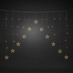 Brand new 🎁 Festive 12 Stars V Curtain Window Light With 85 Warm White LEDs ⭐ -UK Christmas World shop 4047 103.P.1.0 Copy