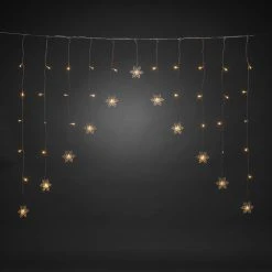 Promo π Konstsmide 1.4m Hanging Snowflake Warm White LED Curtain Window Light π₯ 8 Promo π Konstsmide 1.4m Hanging Snowflake Warm White LED Curtain Window Light π₯ -UK Christmas World shop 4048 103.P.1.0 Copy