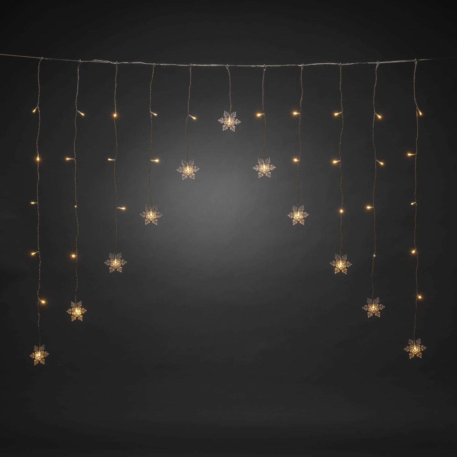 Promo π Konstsmide 1.4m Hanging Snowflake Warm White LED Curtain Window Light π₯ 4 Promo π Konstsmide 1.4m Hanging Snowflake Warm White LED Curtain Window Light π₯ - Image 4