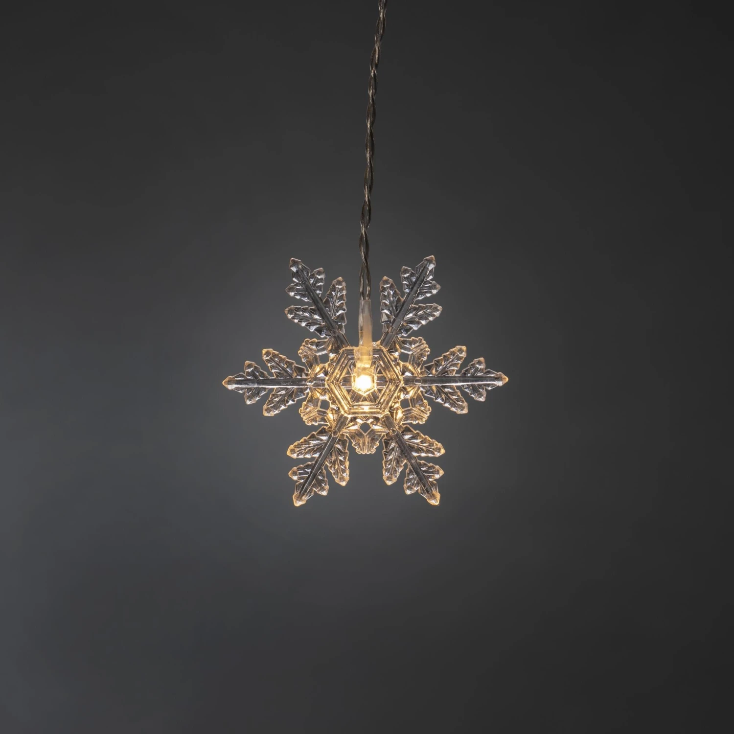 Promo π Konstsmide 1.4m Hanging Snowflake Warm White LED Curtain Window Light π₯ 5 Promo π Konstsmide 1.4m Hanging Snowflake Warm White LED Curtain Window Light π₯ - Image 5