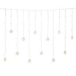 Buy ???? Festive 12 Warm White LED Clear Curtain Snowflake Window Lights ???? -UK Christmas World shop 4049 103.I.1.0 Copy