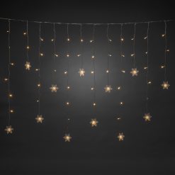 Buy ???? Festive 12 Warm White LED Clear Curtain Snowflake Window Lights ???? -UK Christmas World shop 4049 103.P.1.0 Copy