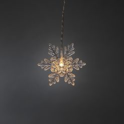 Buy ???? Festive 12 Warm White LED Clear Curtain Snowflake Window Lights ???? -UK Christmas World shop 4049 103.P.2.0 Copy