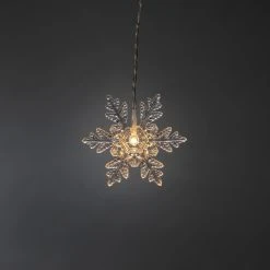 Buy 🥰 Festive 12 Warm White LED Clear Curtain Snowflake Window Lights 👍 -UK Christmas World shop 4049 103.P.2.0 Copy