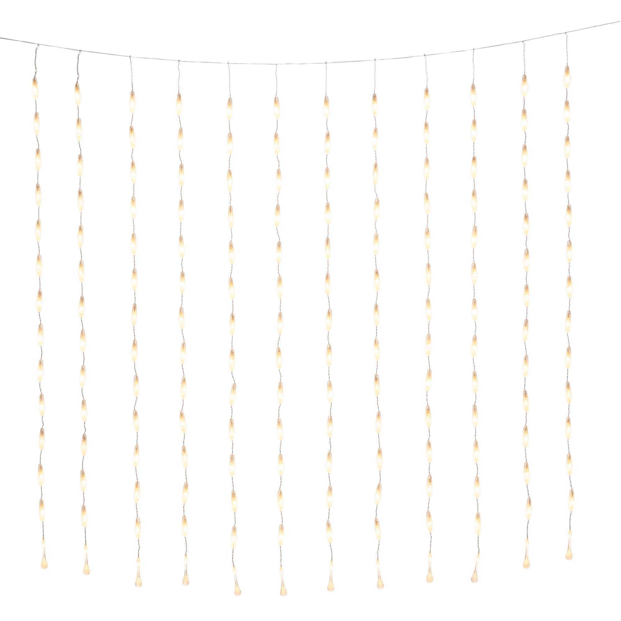 2m Giant Crystal Drops Curtain Light with 400 Warm White LEDs Wholesale ???? Konstsmide 2m Giant Crystal Drops Curtain Light With 400 Warm White LEDs ❤️ -UK Christmas World shop 4052 103.I.1.0 Copy