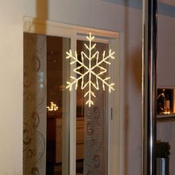 Flash Sale ???? Konstsmide 60cm White LED Snowflake Silhouette ✨