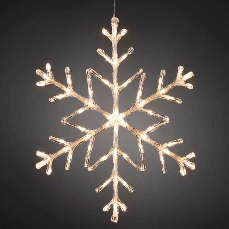 Flash Sale π Konstsmide 60cm White LED Snowflake Silhouette β¨ 2 Flash Sale π Konstsmide 60cm White LED Snowflake Silhouette β¨ - Image 2