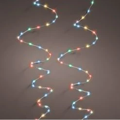 Budget 👏 Kaemingk 100 Multi Coloured LED Pin Wire Battery Powered MicroBrights 💯