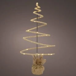 Coupon 🥰 Kaemingk LED Lit ❄ Christmas Tree With Burlap Base 🤩