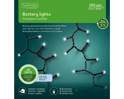 Best deal ???? Kaemingk 192 Cool White LED Compact Twinkling Outdoor Durawise Battery Lights ???? -UK Christmas World shop 497297v