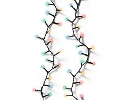 Promo ✔️ Kaemingk 192 Multi Coloured LED Compact Twinkling Outdoor Durawise Battery Lights 🧨 -UK Christmas World shop 497300s1