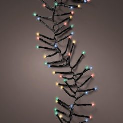 Discount ???? Kaemingk 192 Multi Coloured Battery Operated LED Durawise Twinkling Compact Cluster Lights ????