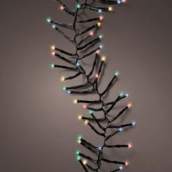 Discount 🔥 Kaemingk 192 Multi Coloured Battery Operated LED Durawise Twinkling Compact Cluster Lights 👍