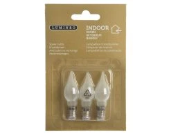 Promo 🔔 Lumineo Spare Window Candle Light White Matte Bulbs (490801/490832/499209) 💯