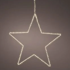 Coupon 🔔 Lumineo Large Metal Hanging Star Lit With 175 Warm White LEDs 😉