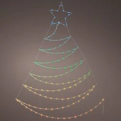 Best deal 🎉 Kaemingk 1.5m Micro LED Colour Changing Digital Wall 🎅 Christmas Tree 🎁