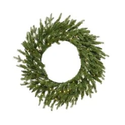 Wholesale ❤️ Kaemingk 80cm Pre Lit Allison Pine Wreath With 80 Warm White LEDs 👏