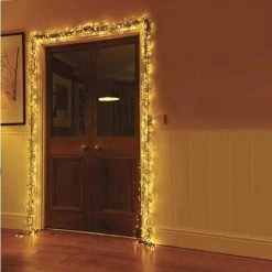 Hot Sale 🥰 Premier 480 Vintage Gold Multi Action LED Cluster Lights With Timer 🎁 -UK Christmas World shop 720 tggg1 Copy