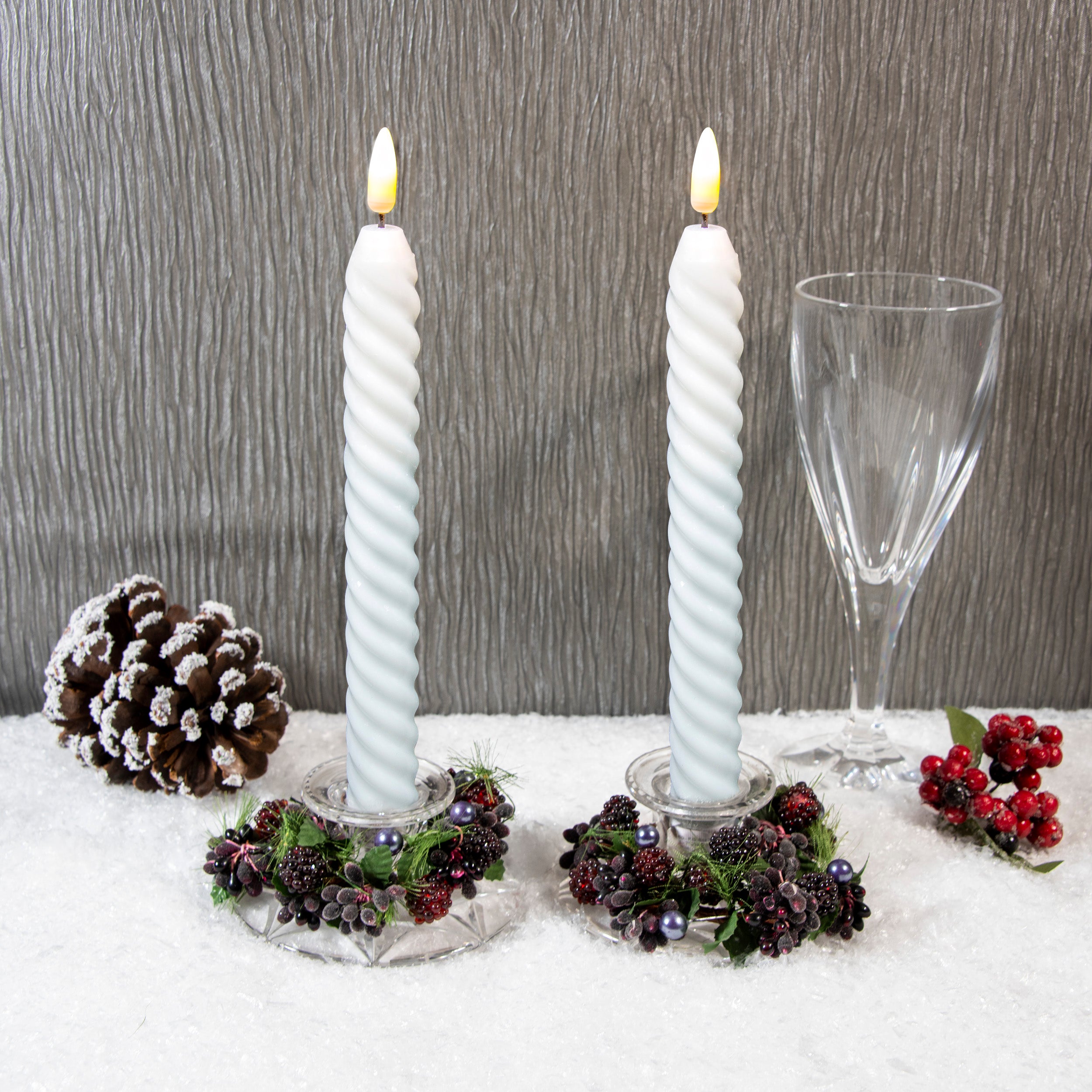 Discount ???? Kaemingk Twin Pack Of 24.5cm LED Tapered Candles ???? 1 Discount ???? Kaemingk Twin Pack Of 24.5cm LED Tapered Candles ????