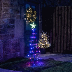 Best deal ✔️ Kaemingk 4ft LED Dancing Lights Digital Cone Tree With Star And Remote Control 😍