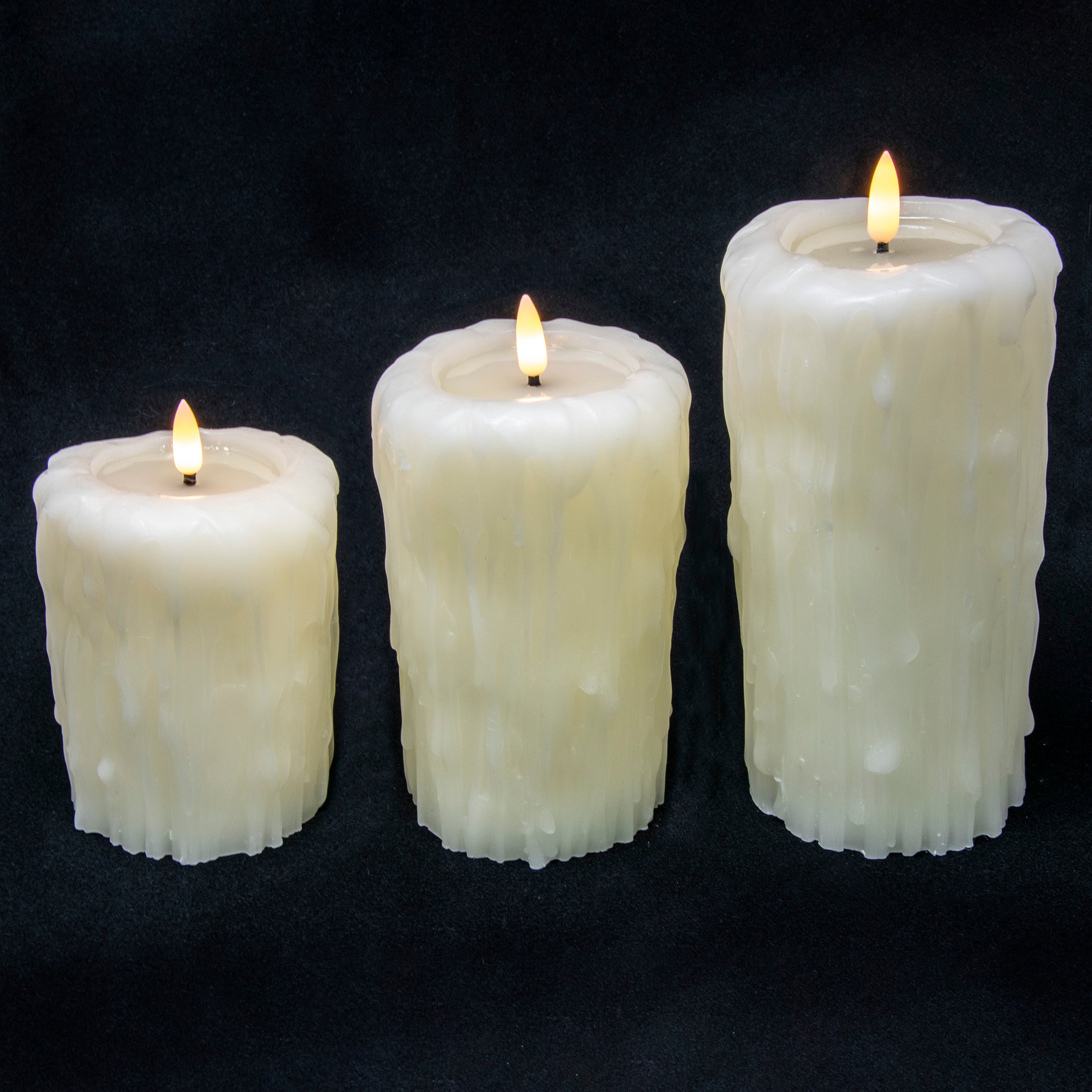 3 Pack LED Wick Church Candle Wax Heavy Drip Budget ???? Kaemingk 3 Pack LED Wick Church Candle Wax Heavy Drip ⌛ -UK Christmas World shop 900847