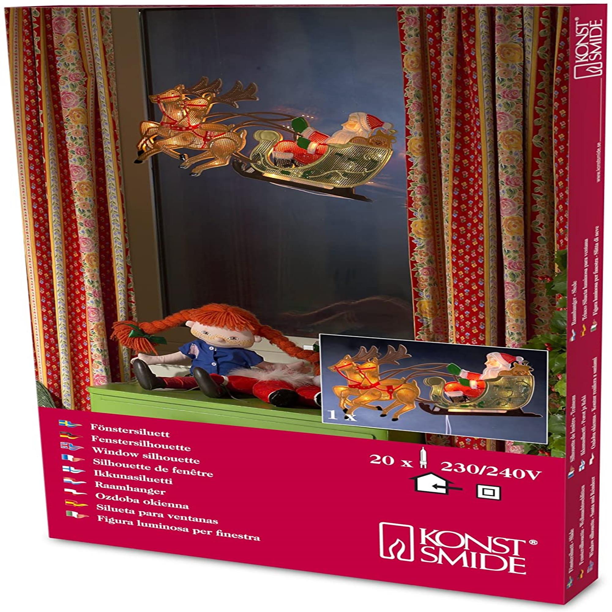 Deals ???? Konstsmide LED Santa In Sleigh Silhouette Window Display ???? 3 Deals ???? Konstsmide LED Santa In Sleigh Silhouette Window Display ???? - Image 3