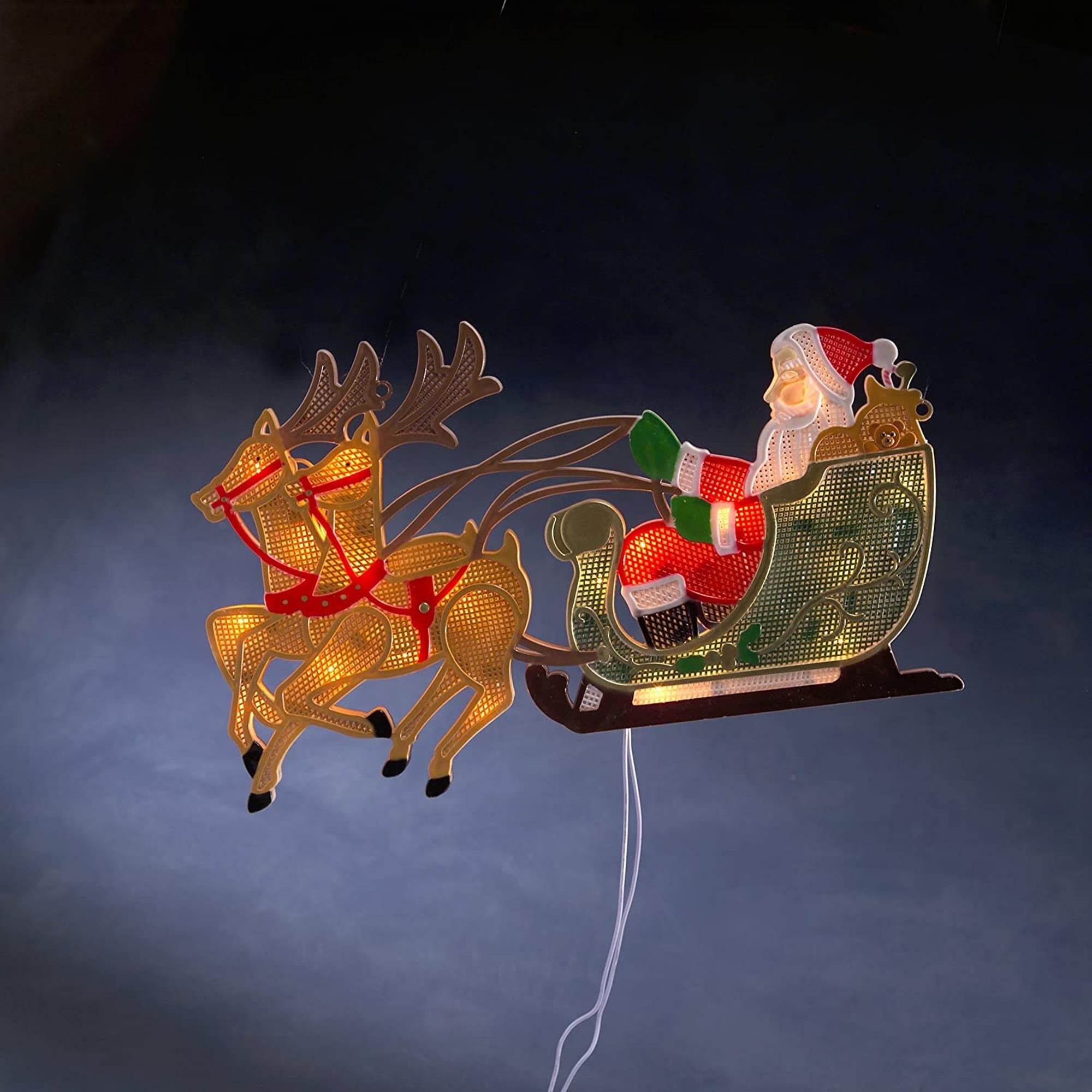 Deals ???? Konstsmide LED Santa In Sleigh Silhouette Window Display ???? 2 Deals ???? Konstsmide LED Santa In Sleigh Silhouette Window Display ???? - Image 2