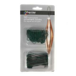 Deals ✨ Premier Twin Pack Bauble Decoration Tree Hooks 50 Giant Plus 100 Regular ✔️