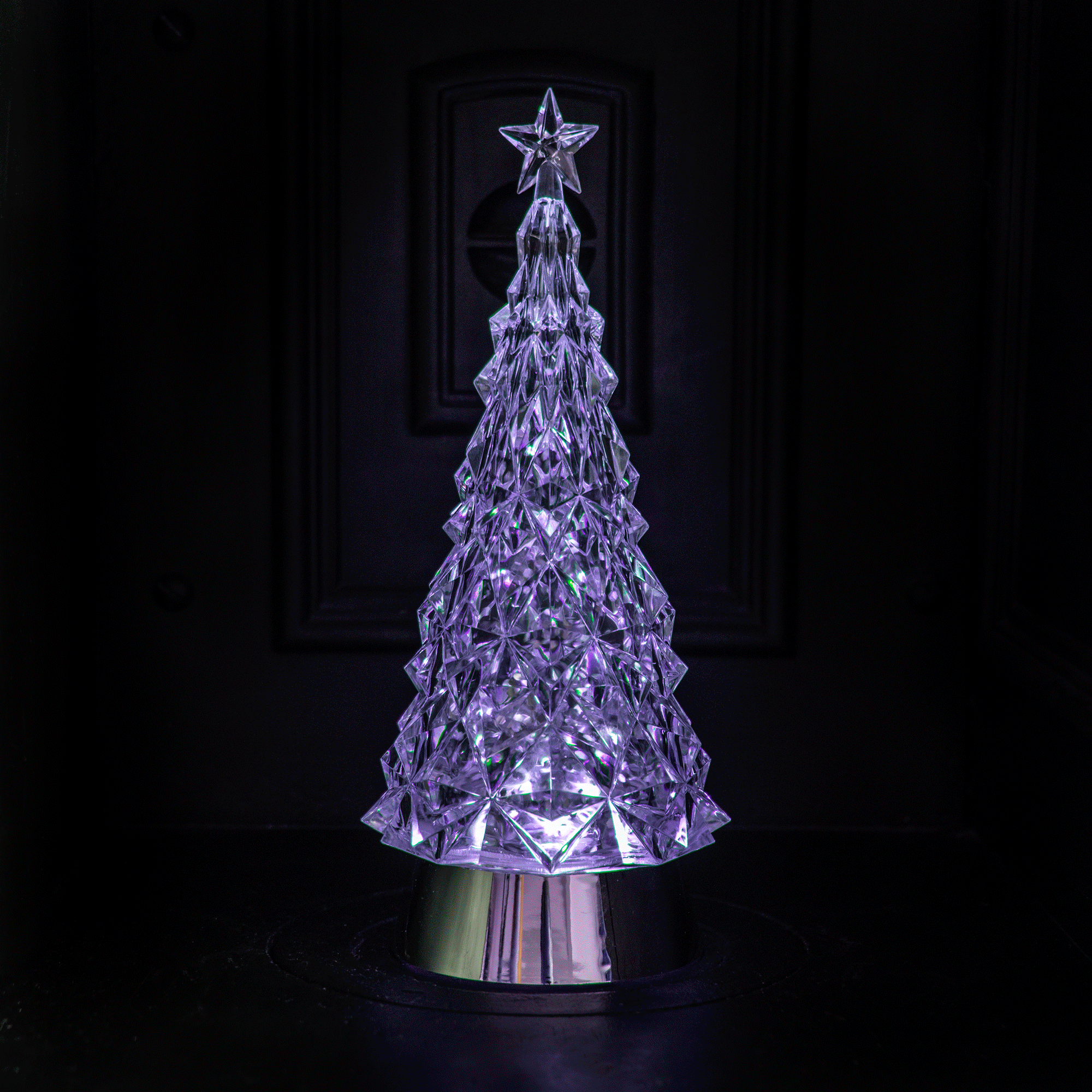 Colour Changing LED Crystal Christmas Tree Water Spinner Discount ???? Snowtime Colour Changing LED Crystal ???? Christmas Tree Water Spinner ???? -UK Christmas World shop Christmas Tree Water Spinner